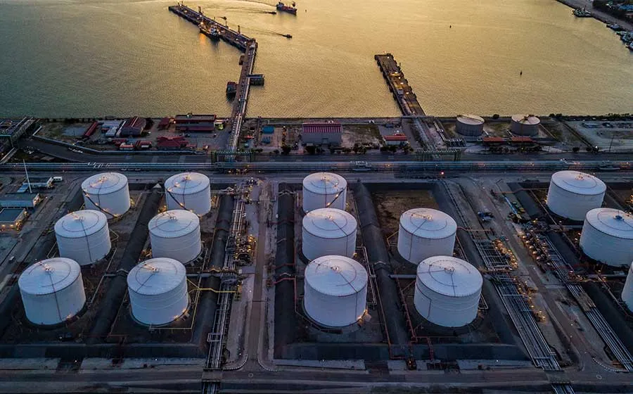 Industrial fuel tanks and conditioning unit