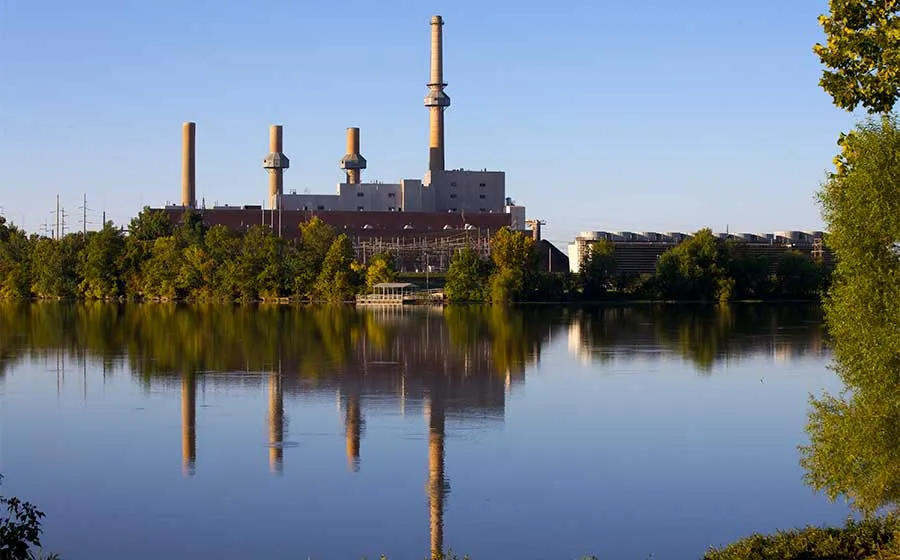 Modern power plant infrastructure